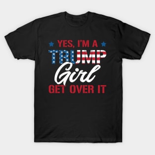 I'm Trump Girl Donald Trump President T-shirt Funny Trump 2020 Election T-Shirt